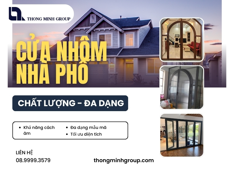 Cửa nhôm nhà phố